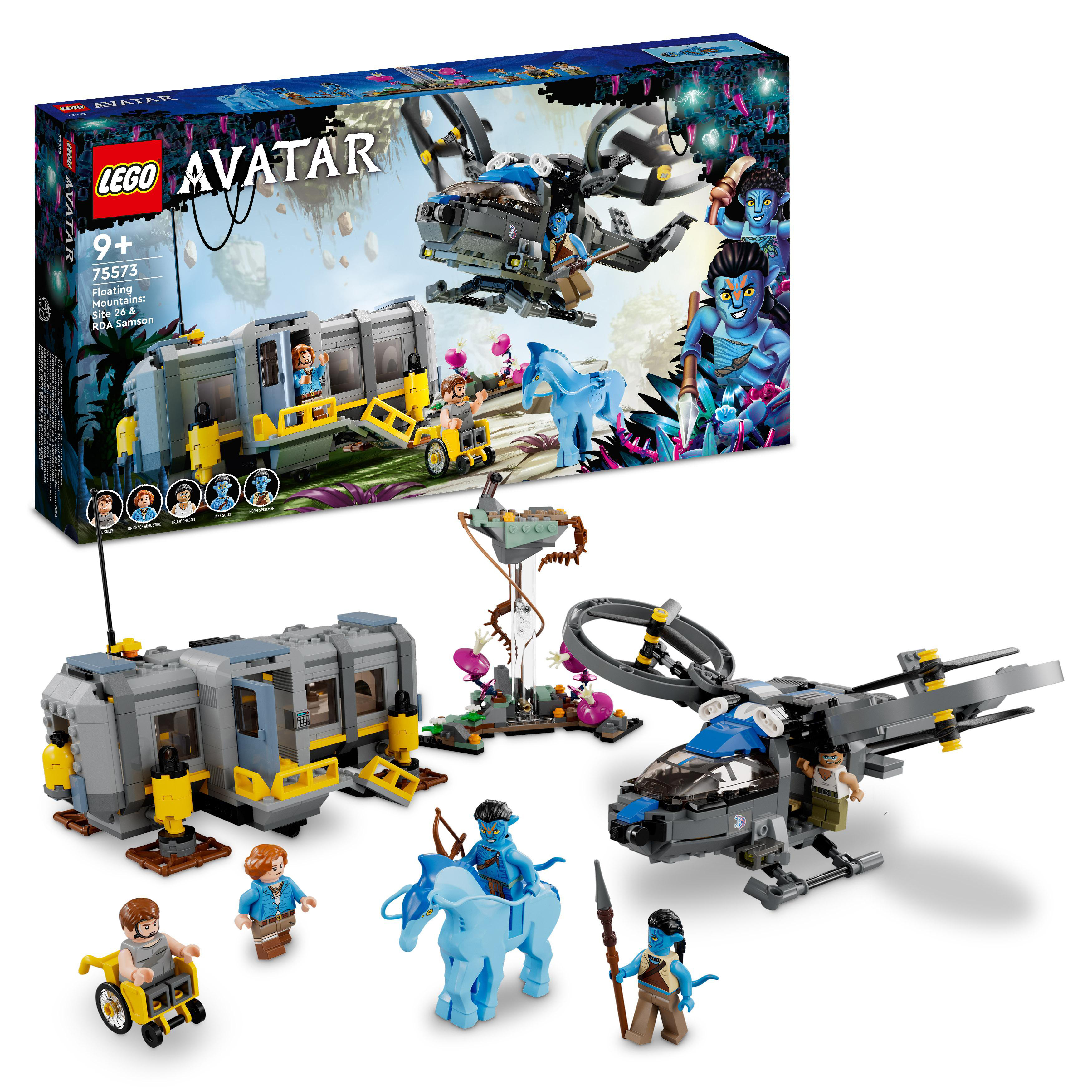 LEGO Avatar Mehrfarbig 75573 Berge: Bausatz, und Schwebende 26 Samson Site RDA