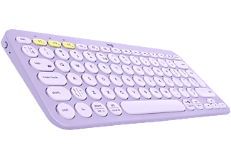 LOGITECH K380 Multi-Device (Qwertz) Suisse - Clavier Bluetooth (Lavande)