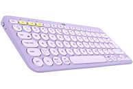 LOGITECH K380 Multi-Device (Qwertz) Schweizerisch - Bluetooth Tastatur (Lavendel)