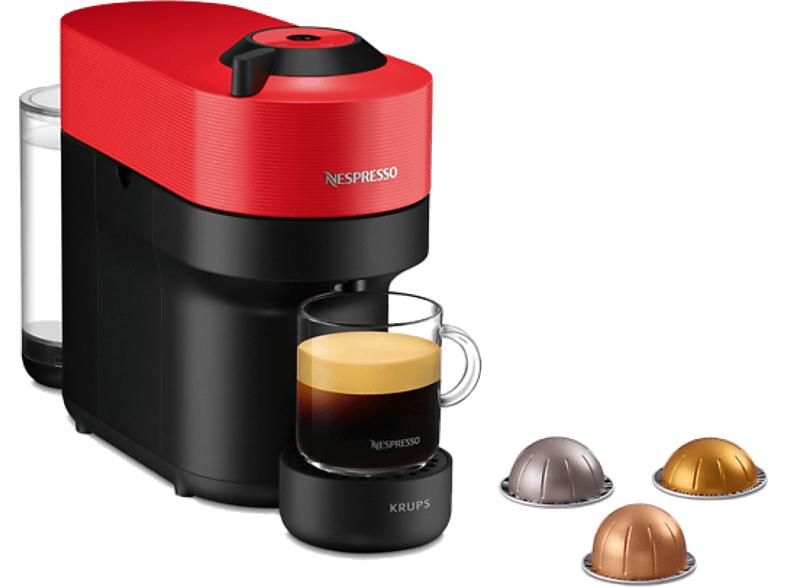 KRUPS Vertuo Pop Nespresso XN920510 kapszulás kávéfőző, paprikapiros