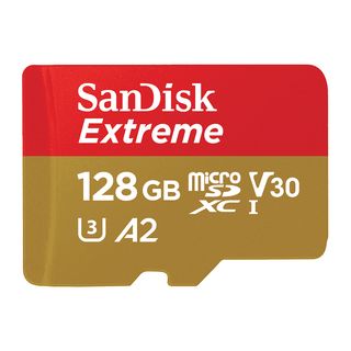 Tarjeta Micro SDXC - SanDisk Extreme®, 128GB, Hasta 190MB/s, U3, V30, A2, C10, Apta Drones, 4k UHD, Multicolor