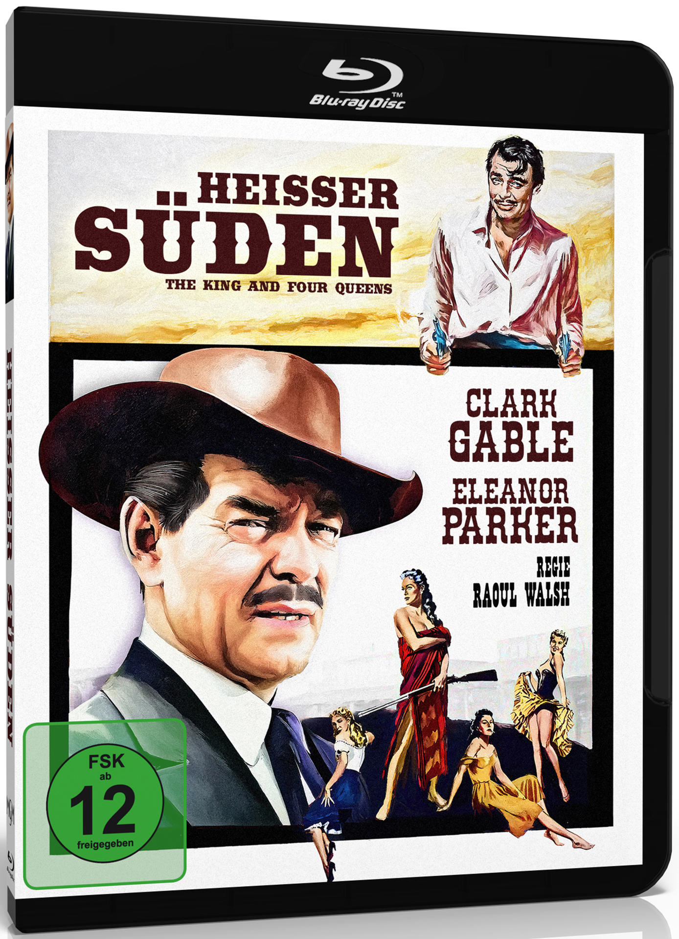 Blu-ray-Hülle mit Filmplakat. Clark Gable und Eleanor Parker sind die Hauptfiguren.