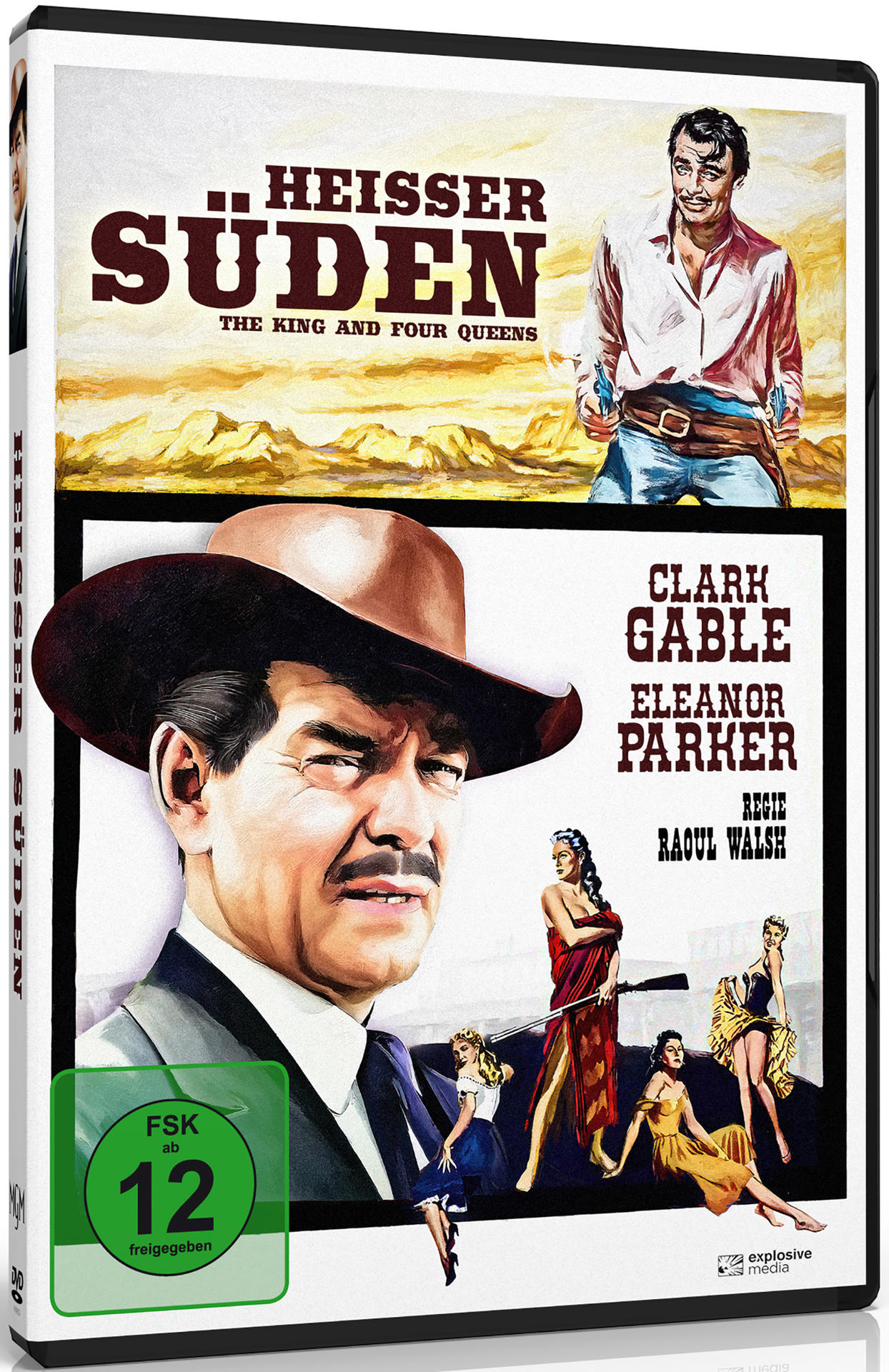 Eine DVD-Hülle des Films "Heisser Süden" mit Clark Gable und anderen Schauspielern.