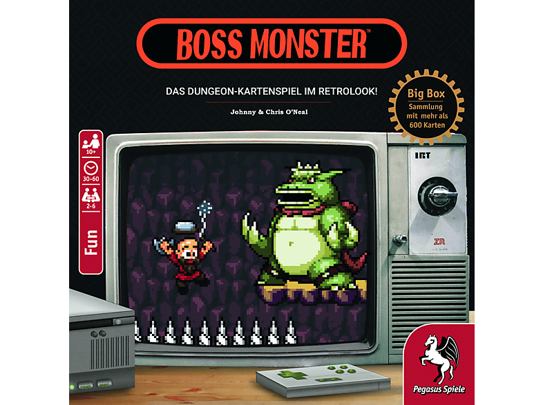 PEGASUS SPIELE Boss Monster Big Box Kartenspiel Mehrfarbig Kartenspiele