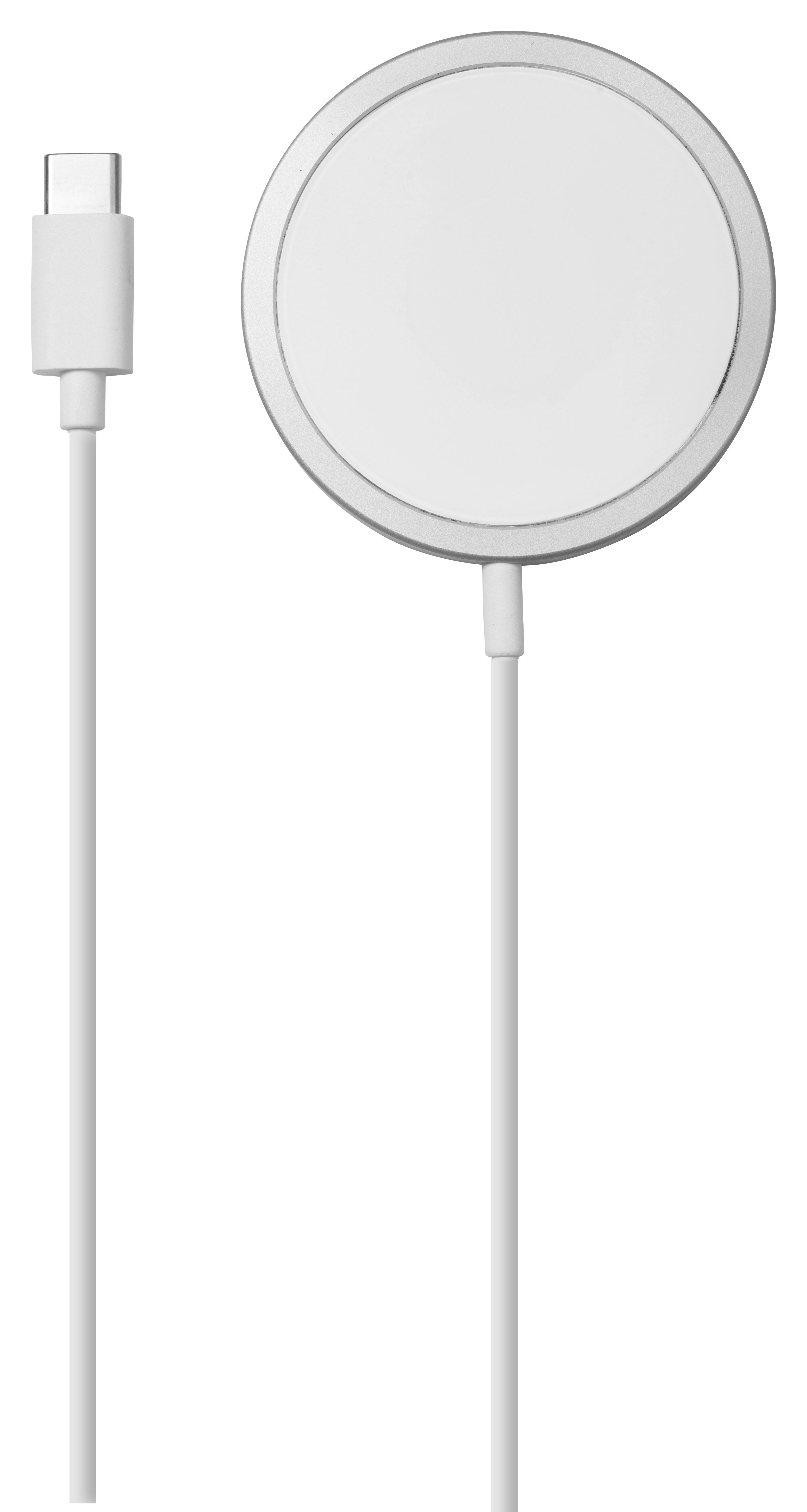Magnetic Weiß Charger W, Fast Ladegerät 9 Wireless Volt VIVANCO Apple, 15 Super