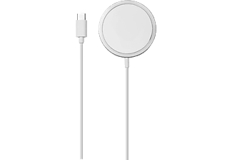 VIVANCO Magnetic Wireless Super Fast Charger Ladegerät Apple, 9 Volt 15 W, Weiß