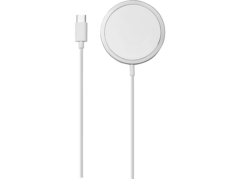 VIVANCO Magnetic Wireless Super W, Weiß Fast 9 Volt Charger Ladegerät Apple, 15