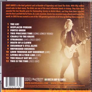 Rückseite eines Musikalbums mit der Titelliste.