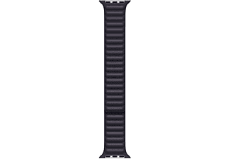 APPLE Cinturino a maglie in pelle inchiostro (45 mm) - M/L