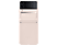 SAMSUNG Galaxy Z Flip 4 Deri Telefon Kılıfı Turuncu