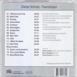 Dieter Schütz - TransVision  - (CD)