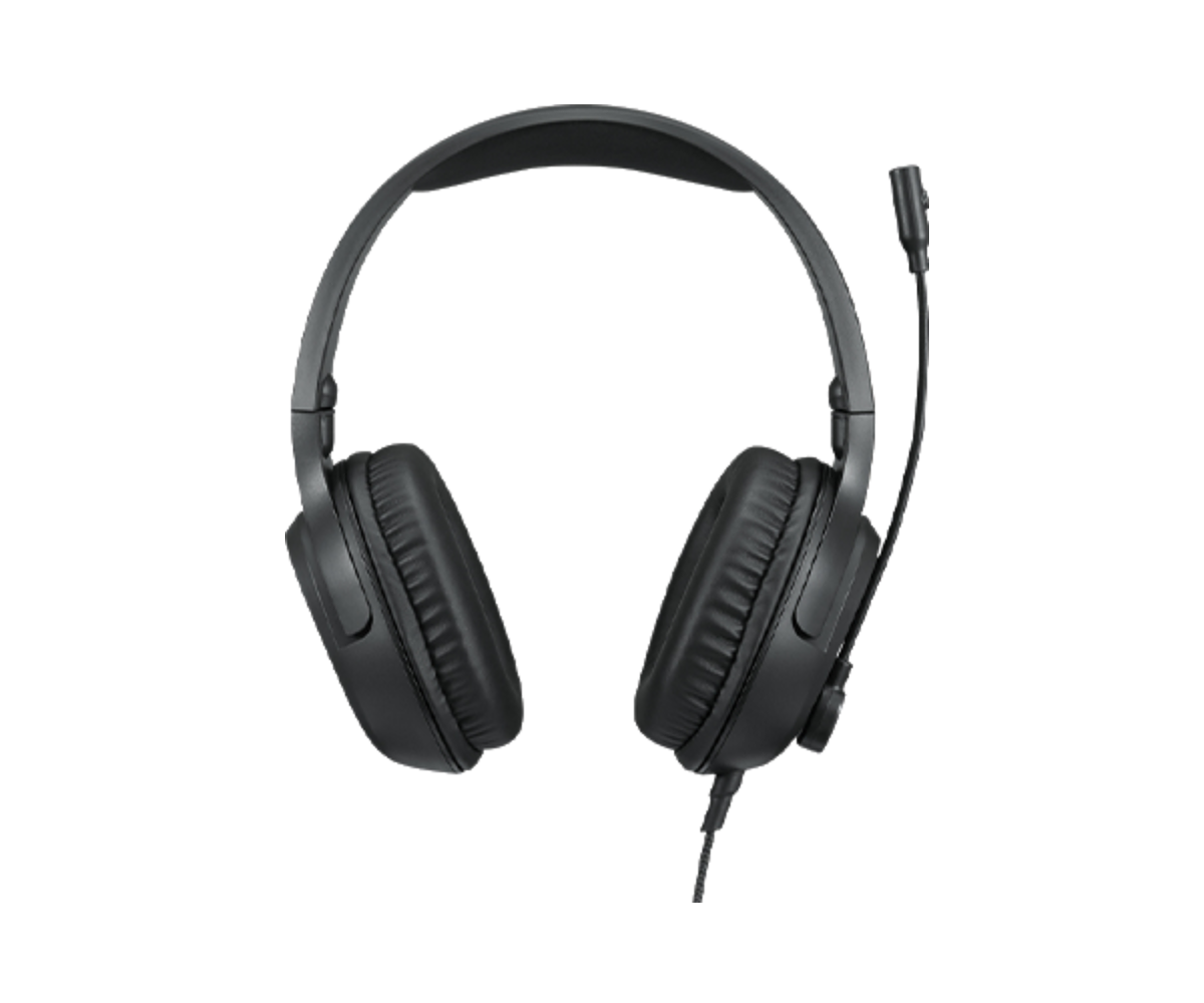 Auriculares gaming con cable - Lenovo IdeaPad Gaming H00, Alámbrico con conector de 3,5 mm, Negro