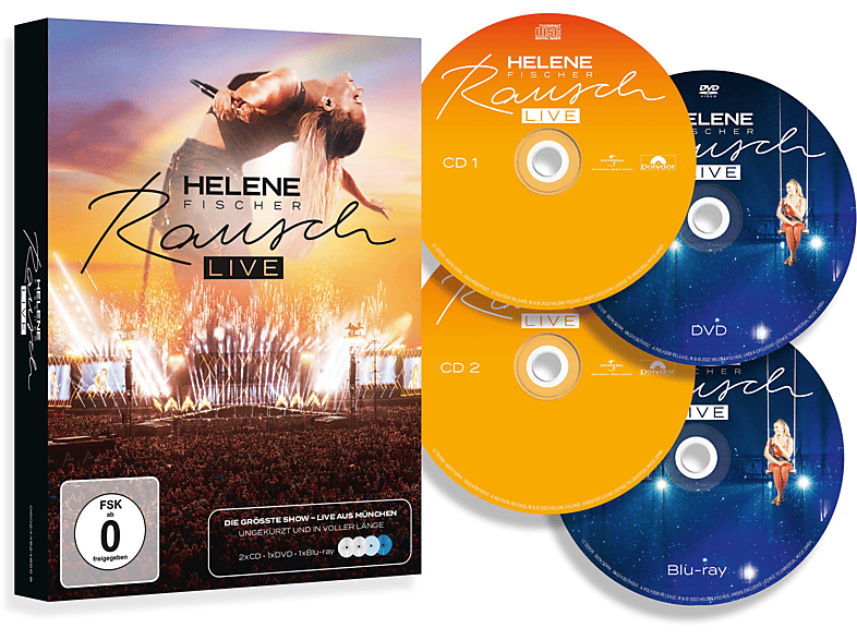 Helene Fischer - Rausch (Live) 2CD/DVD/Bluray DVD Video) + - (CD