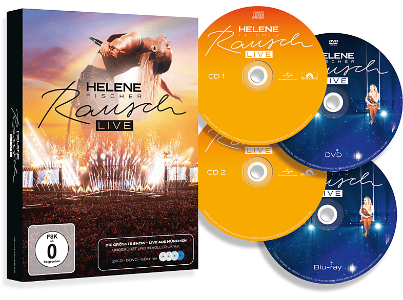Helene Fischer - Rausch (Live) 2CD/DVD/BluRay - (CD + DVD Video)