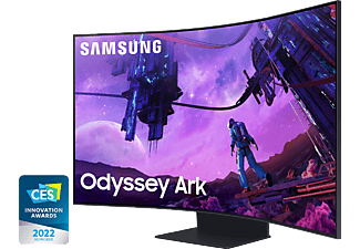 SAMSUNG Odyssey Ark LS55BG970NUXUF 55" 165Hz 1ms UHD Quantum Mini-Led 1000R Pivot Gaming Monitör Siyah