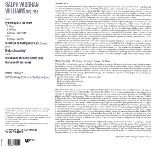 Egy nyomtatott szövegoldal, beleértve egy album címét és szövegét.