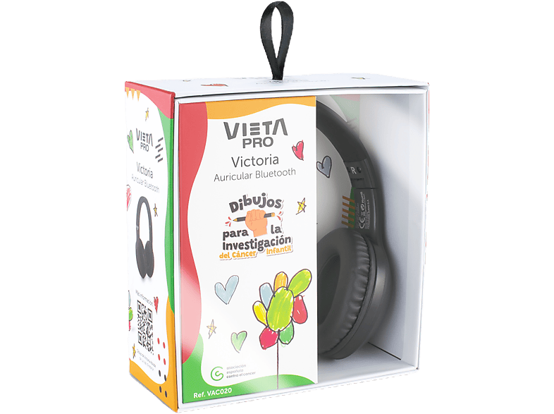 Auriculares de diadema Vieta Pro Way 3, Bluetooth, azules