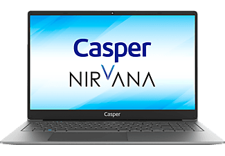 CASPER F500.1135-8V00T-G-F/Core i5-1135G7/8 GB RAM/500GB SSD/15.6"/FHD/Win 11 Laptop Metalik Gri