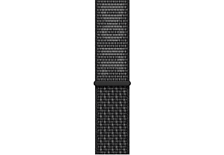 APPLE Cinturino Nike Sport Loop nero/bianco ghiaccio (45 mm)