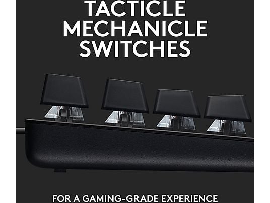 LOGITECH G413 TKL SE - Tastiera da gioco, Connessione con cavo, QWERTZ, Mechanical, Nero