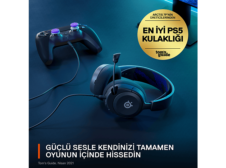 STEELSERIES Arctis Nova 1P Multi-System Oyuncu Kulak Üstü Kulaklık Siyah_2