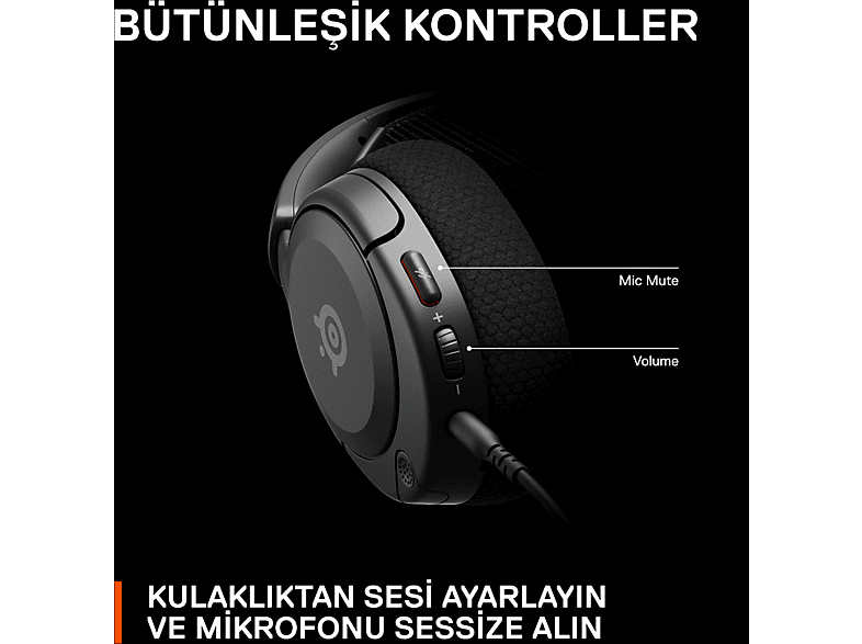 STEELSERIES Arctis Nova 1P Multi-System Oyuncu Kulak Üstü Kulaklık Siyah_10