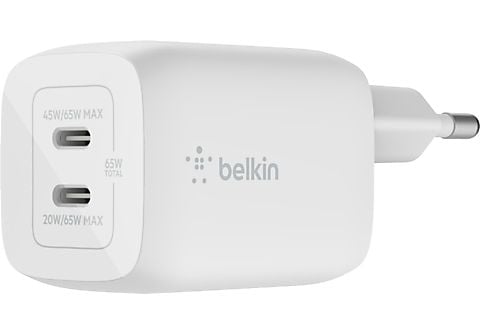 BELKIN 65W Dual USB-C GaN Charger - Universal