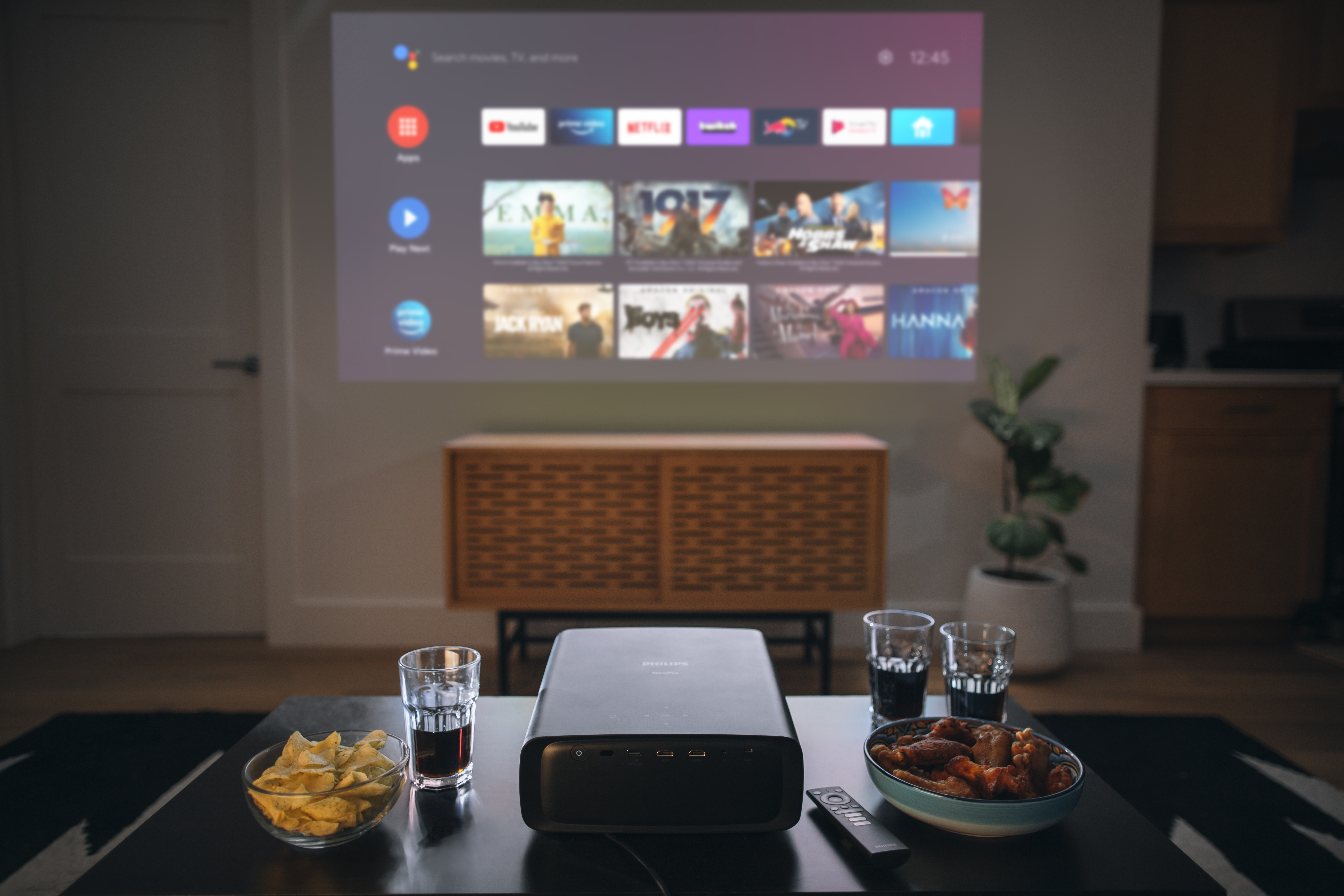 PHILIPS NeoPix 720 Beamer mit Android TV Beamer(Full-HD, 700 Lumen, WLAN)