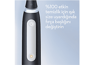 ORAL B iO 4 Şarjlı Diş Fırçası Siyah + Seyahat Kabı_5