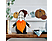 FAMILY HALLOWEEN Halloween-i skandináv manó, 34 cm, narancs (58135A)