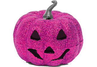 FAMILY HALLOWEEN Halloween-i RGB LED dekor, habszivacs tök, lila, 11 cm (58162D)