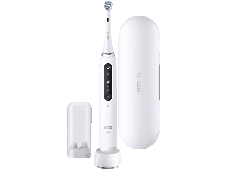 ORAL B iO 5 Şarjlı Diş Fırçası Beyaz+ Seyahat Kabı_0