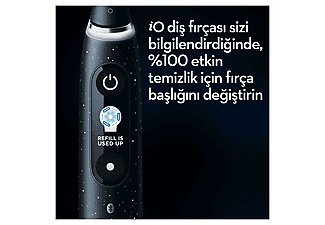 ORAL B iO 10 Şarjlı Diş Fırçası Siyah + Manyetik Şarj + Seyahat Kabı_5