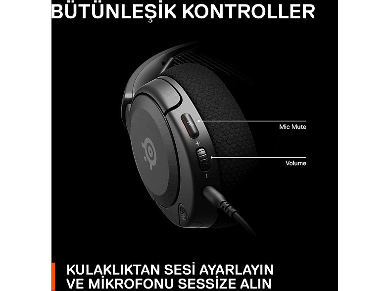 STEELSERIES Arctis Nova 1X Multi-System Oyuncu Kulak Üstü Kulaklık Siyah_10