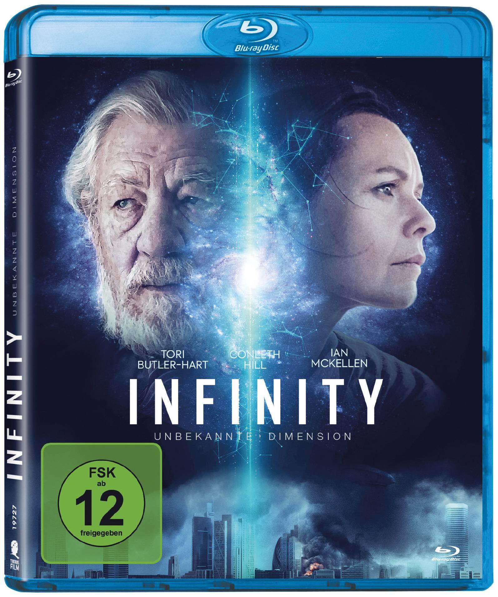 Blu-ray-Hülle mit Filmtitel. Zwei Personen auf dem Cover. Blaue und dunkle Farben.