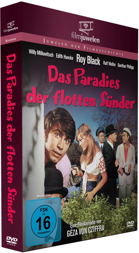 DVD-Hülle mit einem Mann und einer Frau auf dem Cover. Der Text ist auf Deutsch.