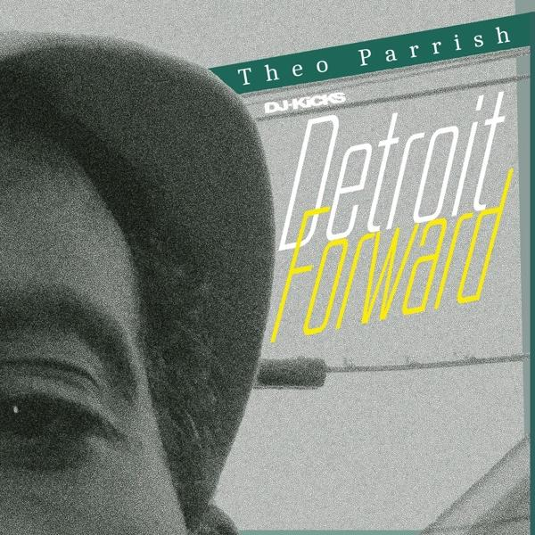 Albumcover "Theo Parrish Detroit Forward". Zeigt das Gesicht eines Mannes und den Albumtitel.