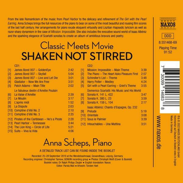 Anna Scheps | Classic Meets Movie-Shaken Not Stirred - (CD) Anna Scheps ...