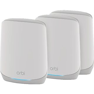 NETGEAR Orbi WiFi 6 Tri-Band (AX5400, pack de  3 RBK763S) - Système mesh (blanc)
