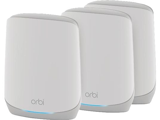 NETGEAR Orbi WiFi 6 Tri-Band (AX5400, pack de  3 RBK763S) - Système mesh (blanc)