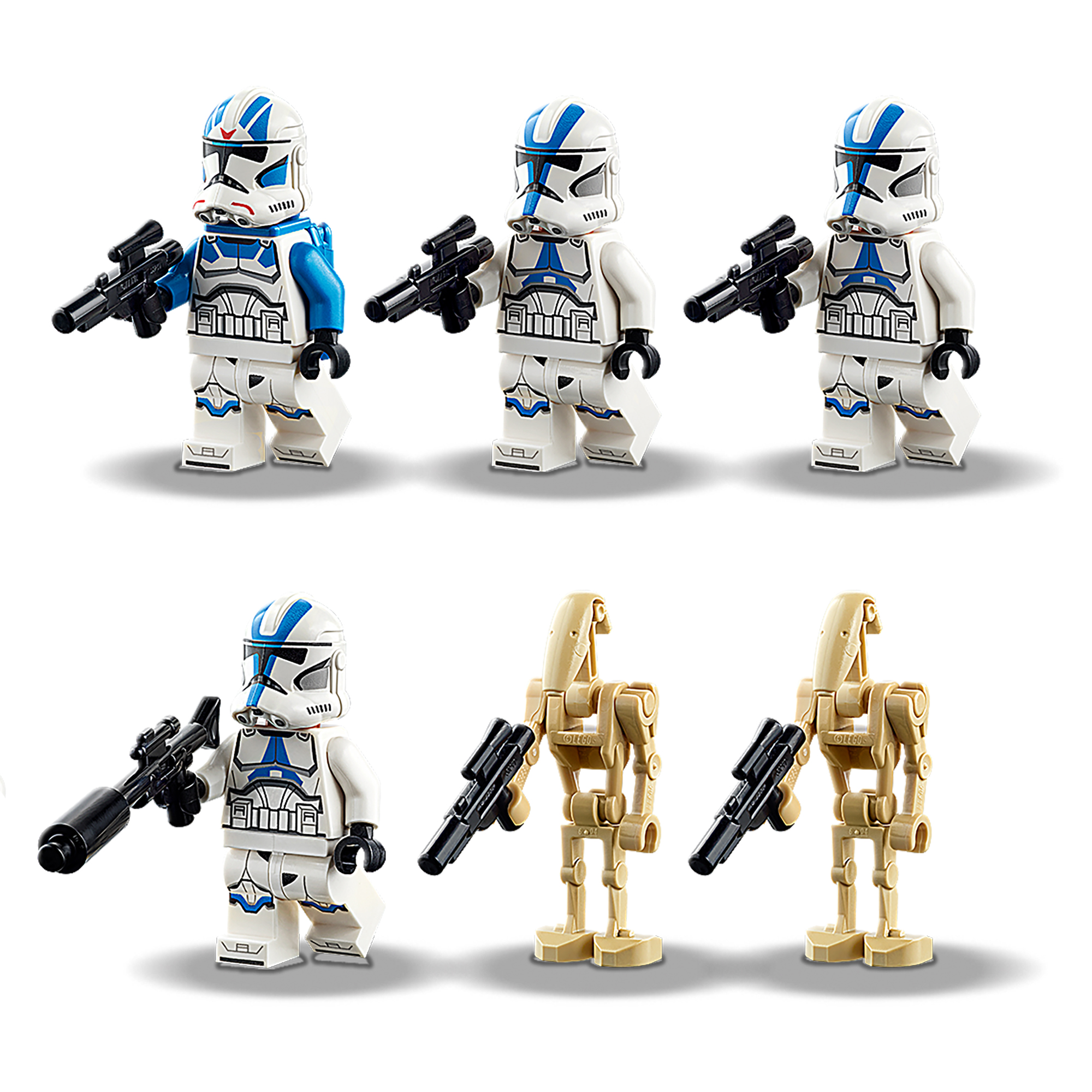 LEGO Star Wars 75280 Clone Troopers™ der 501. Legion™ Bausatz, Mehrfarbig