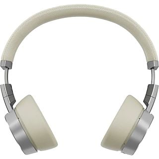Auriculares inalámbricos - Lenovo Yoga ANC, De diadema, Supraaurales, Bluetooth, Crema