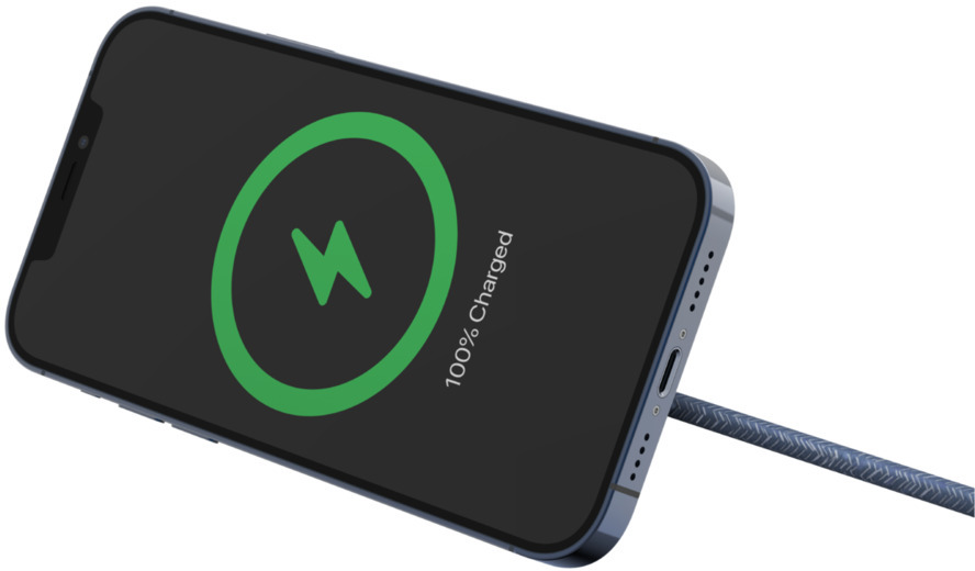 BELKIN Chargeur sans fil portable MagSafe 15 W Bleu (WIA004BTBL)