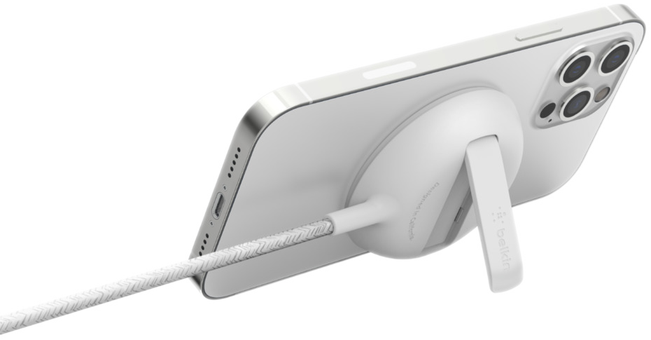 BELKIN Chargeur sans fil portable MagSafe 15 W Blanc (WIA004BTWH)