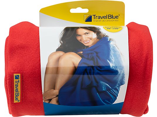 TRAVEL BLUE Travel Blanket - Fleecedecke (Rot)