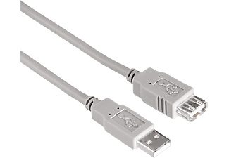 HAMA FIC USB hosszabbító kábel, 1,8 méter, ECO, szürke (200905)
