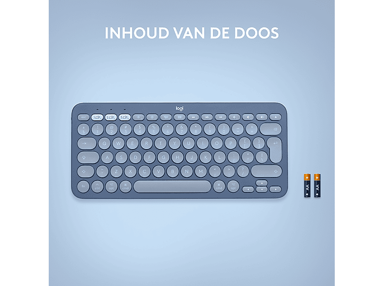 PU-lederen Toetsenbordhoes Voor Logitech K380 – Draagbare, Stofdichte Reishoes, Licht Abrikoos, Met Valbescherming