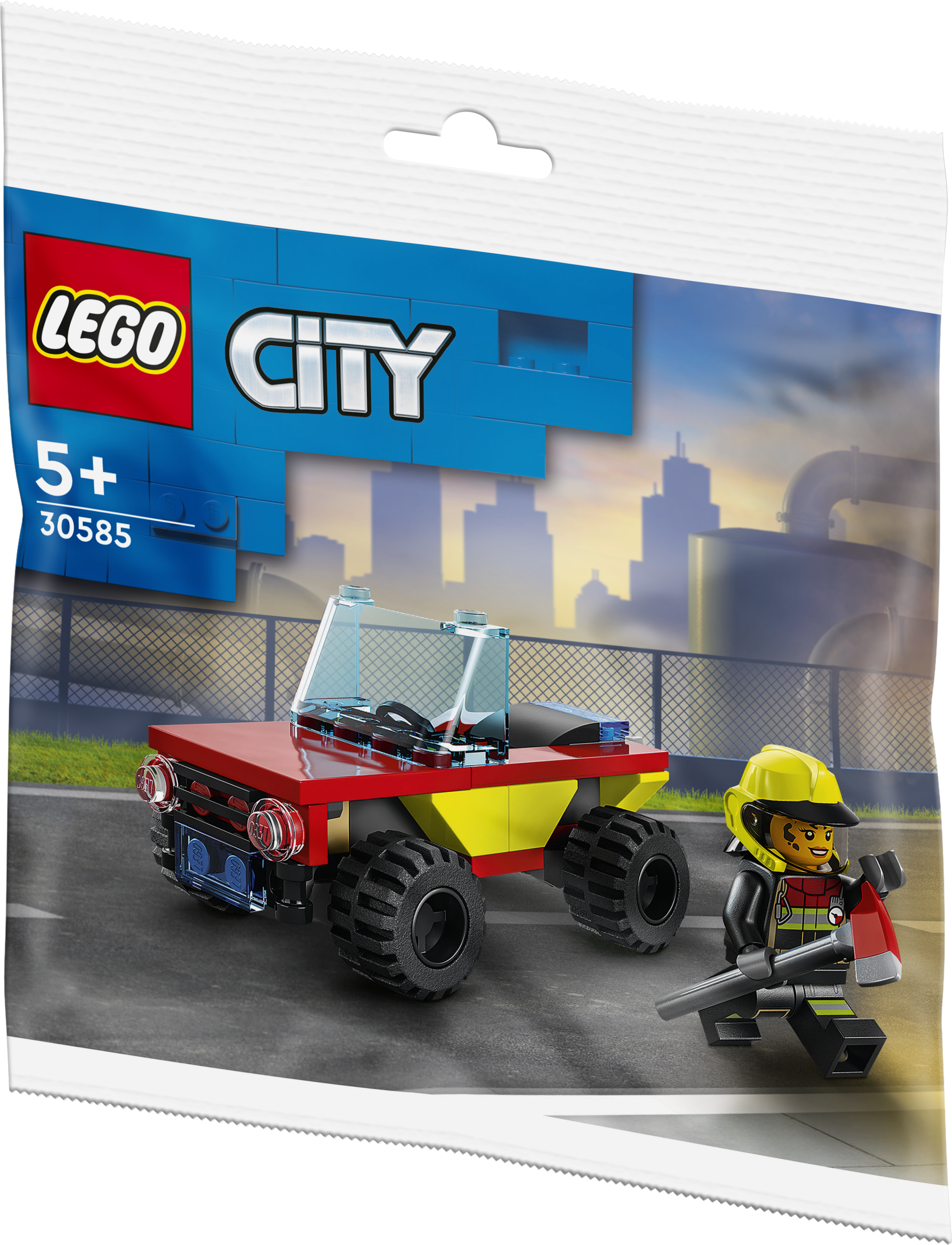 LEGO 30585 Bausatz, FEUERWEHR-FAHRZEUG Mehrfarbig