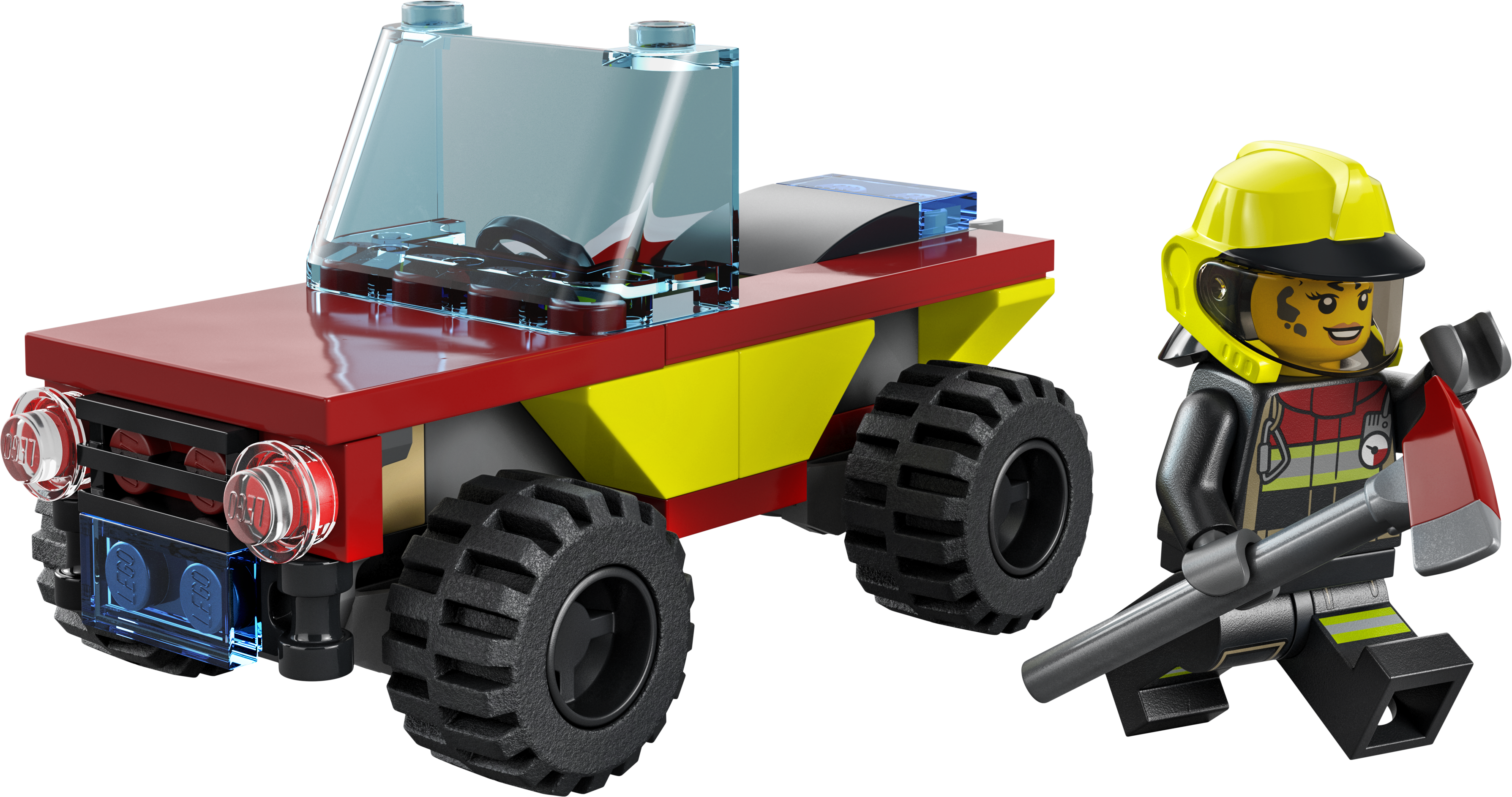 Bausatz, FEUERWEHR-FAHRZEUG Mehrfarbig LEGO 30585