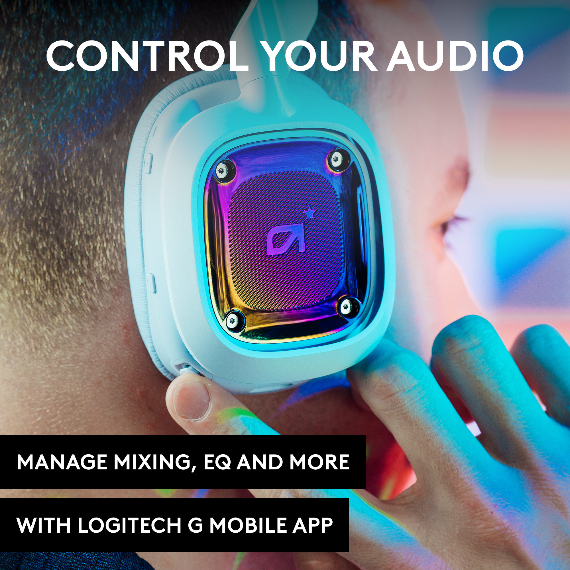 ASTRO GAMING A30 - Gaming Headset (Weiss/ Violett)